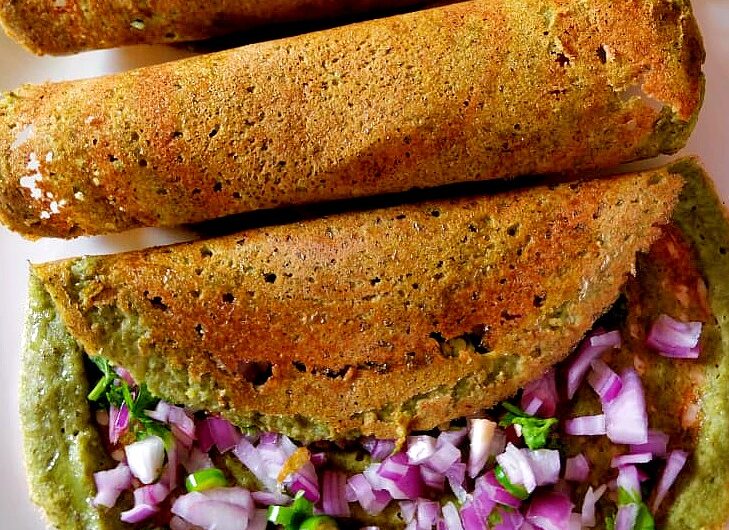 Time30Pesarattu/Geen Gram Dosa/ Green Gram Crepes