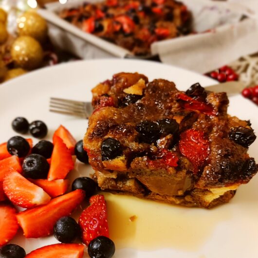 Baked French Toast with Berries