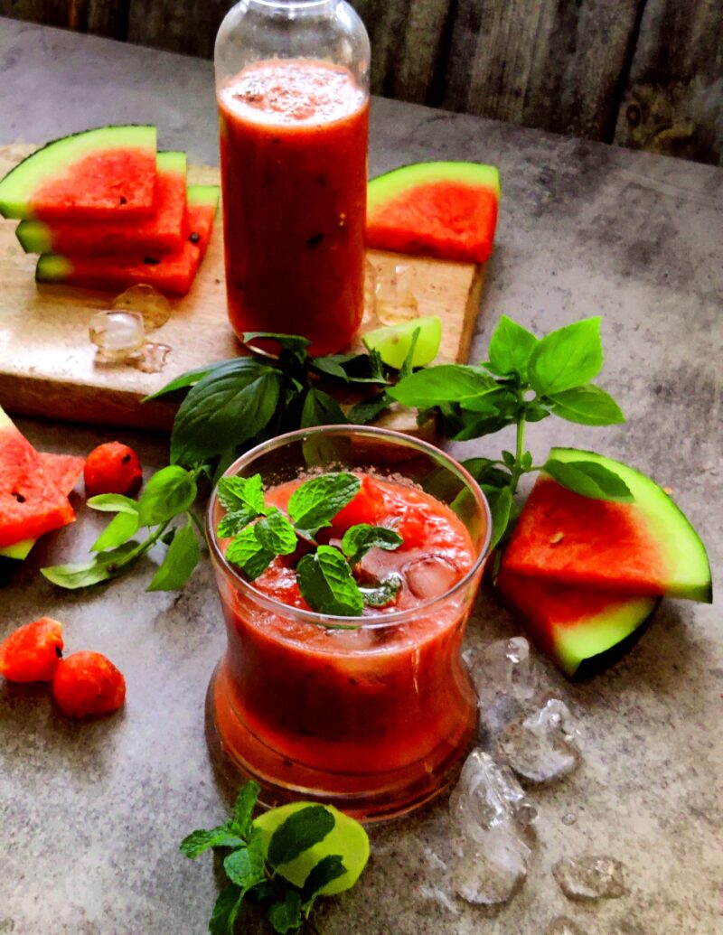 Watermelon Basil Cooler